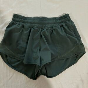 Lululemon Athletica Green Athletic Shorts